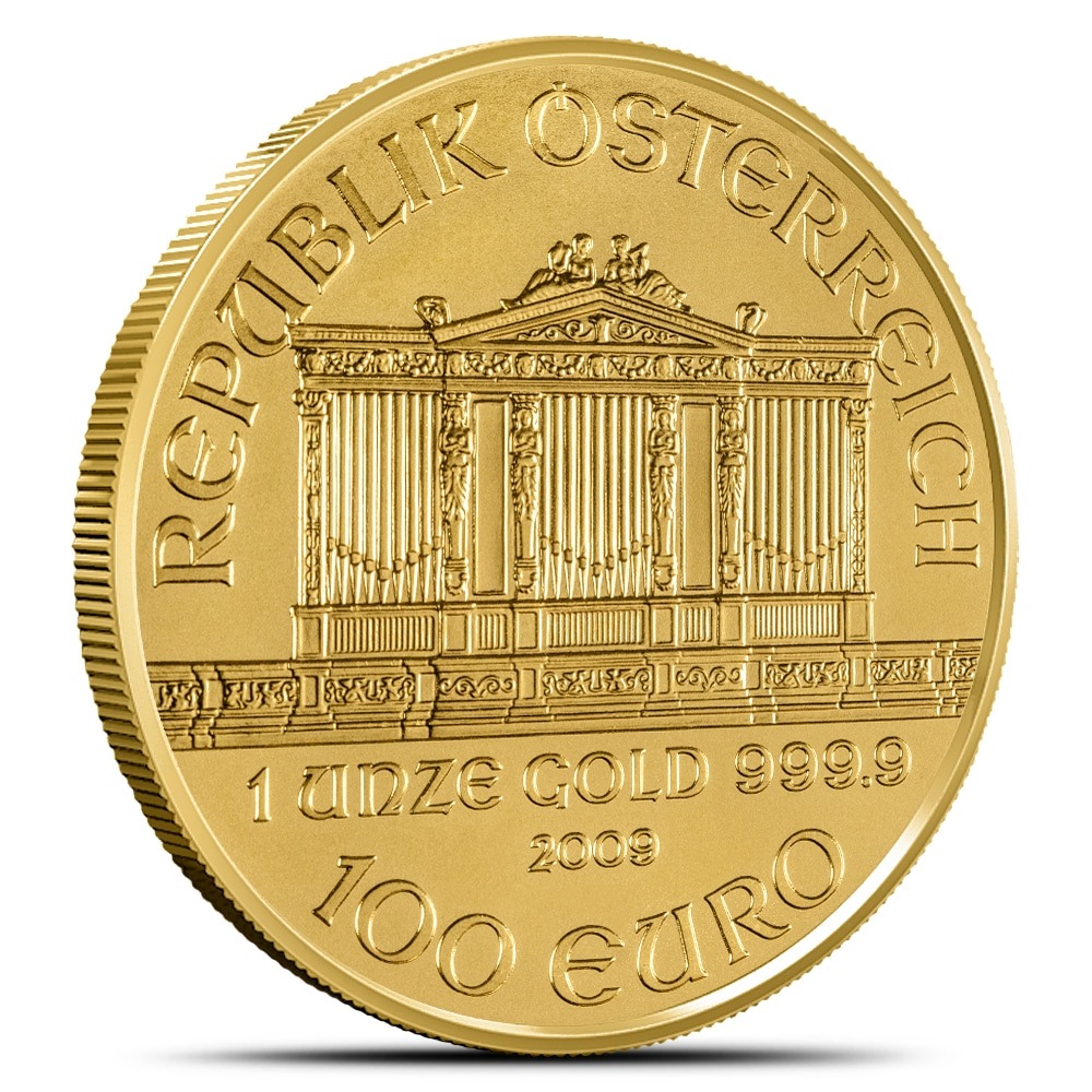 1 oz Austrian Gold Philharmonic Coin (Random Year) - Image 2