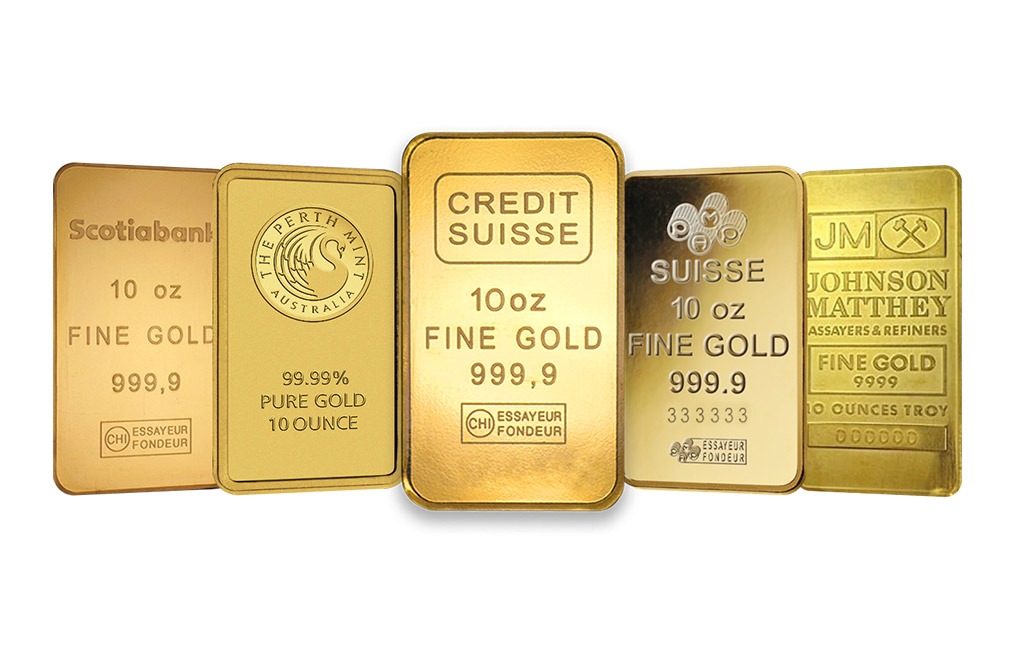 10 oz Gold Bar Producers