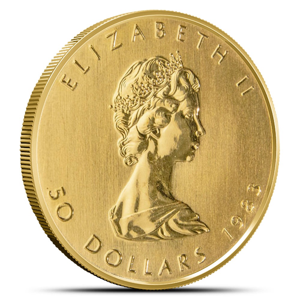 1983 1 oz Canadian Gold Maple Leaf Coin - Image 2