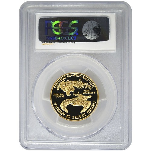 2007-W 1/2 oz Proof American Gold Eagle Coin PCGS PR70 DCAM - Image 2