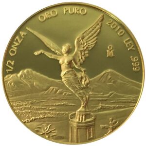 2010 1/2 oz Proof Mexican Gold Liber