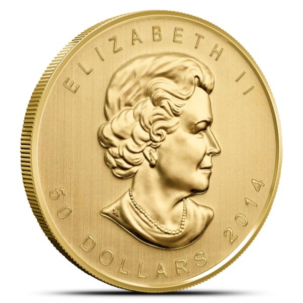 2014 1 oz Canadian Gold Maple Leaf Coin (BU) - Image 2