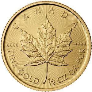 2015 1/2 oz Canadian Gold Maple Leaf