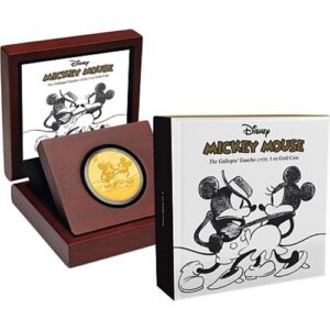 1 oz Niue Mickey Mouse Gallopin Gauc