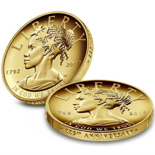 2017-W 1 oz High Relief 225th Anniversary American Liberty Gold Coin (Box + CoA) - Image 3