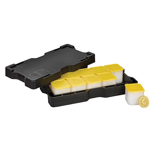 2021 1 oz British Gold Queens Beast White Greyhound Coin (BU) - Image 4