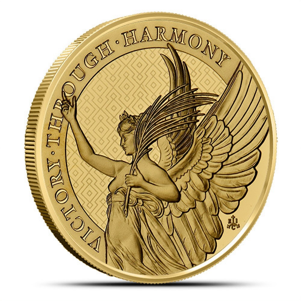 1 oz St. Helena Gold Queens Virtues