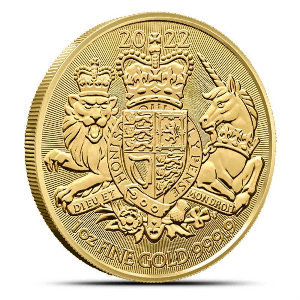 2022 1 oz British Gold Royal Arms Co