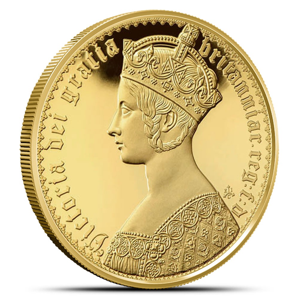 1 oz Proof St. Helena Gold Gothic Cr
