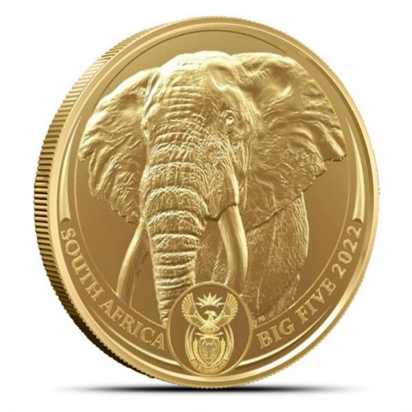 1 oz South African Gold Big Five Ele