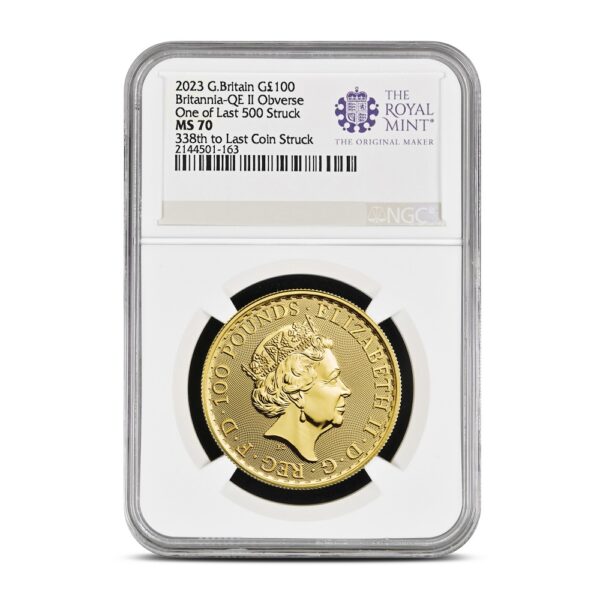 1 oz British Gold Britannia Coin NGC