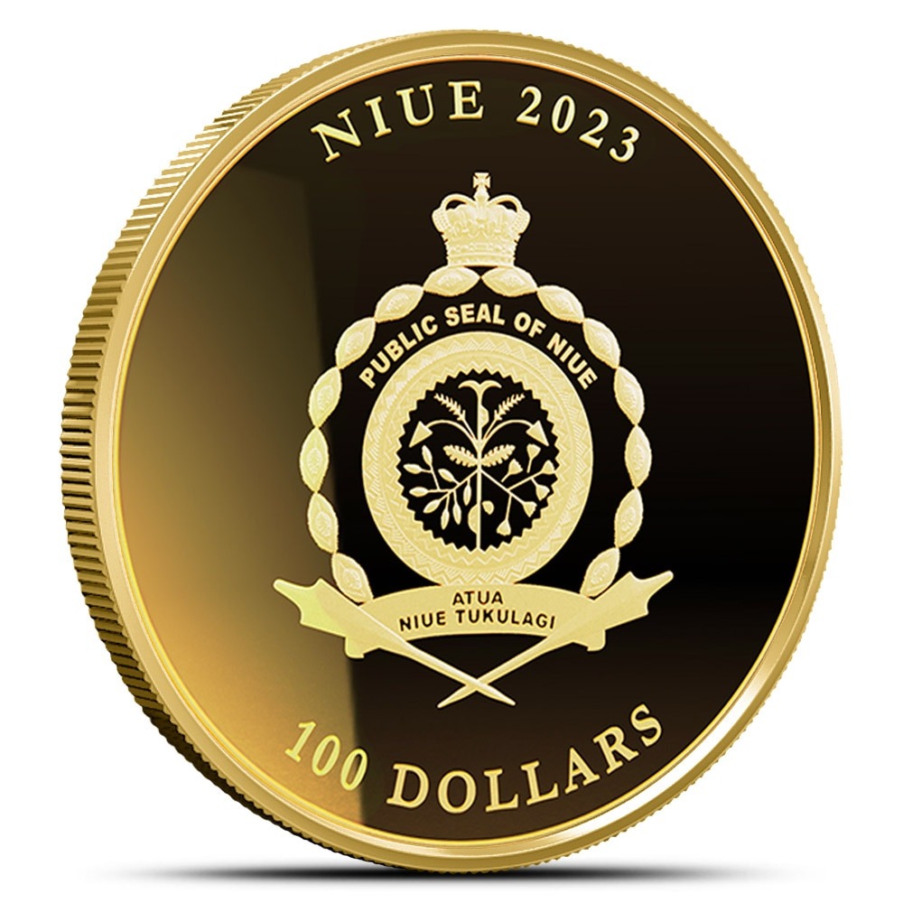 2023 1 oz Niue Equilibrium Gold Coin (Proof-Like) - Image 2