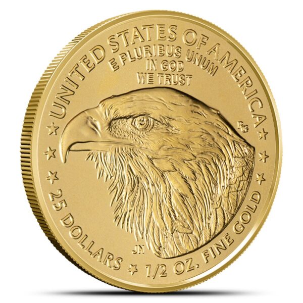 2023 1/2 oz American Gold Eagle Coin (BU) - Image 2