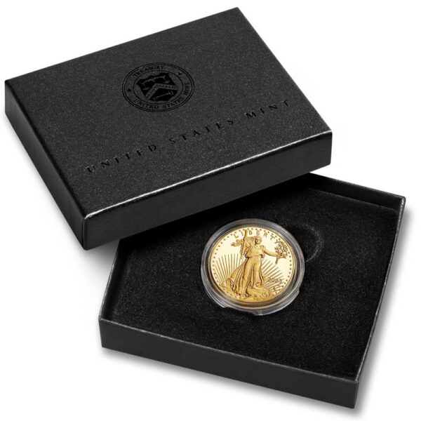 2023-W 1/2 oz Proof American Gold Eagle Coin (Box + CoA) - Image 3