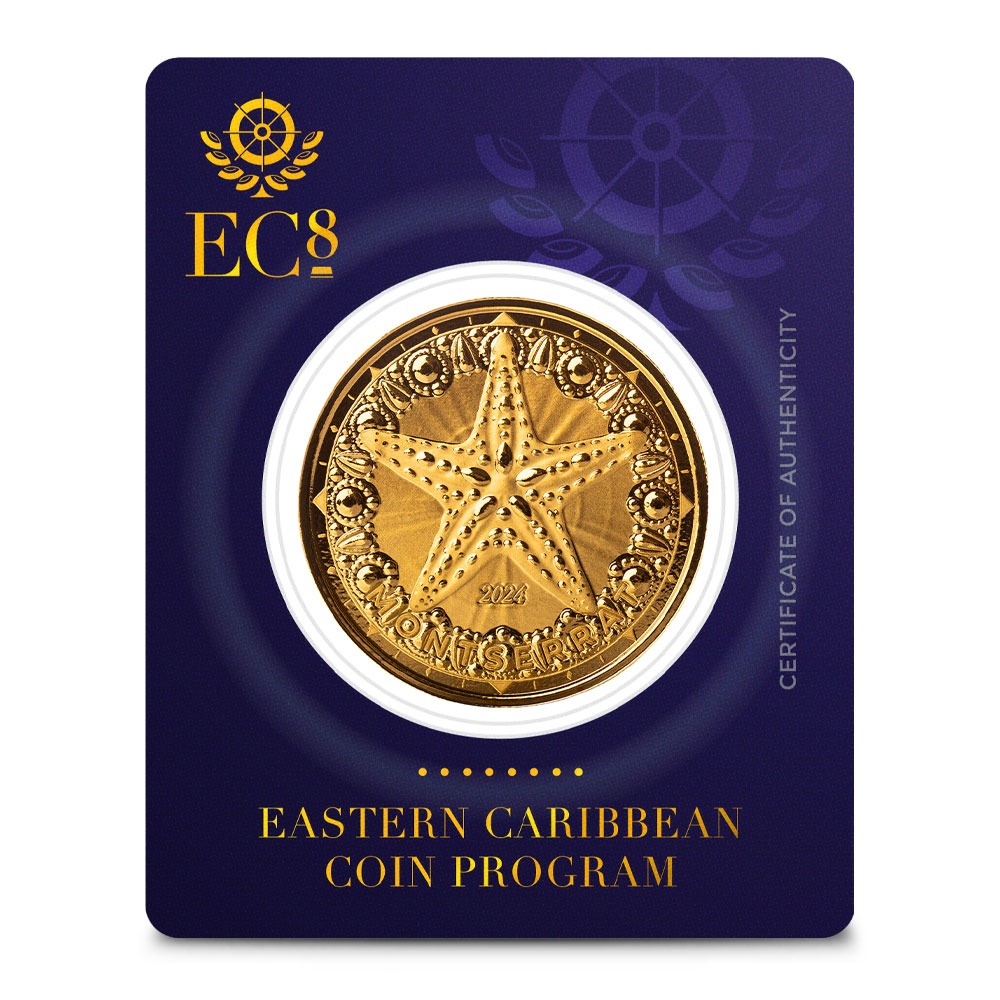 1 oz EC8 Gold Montserrat Starfish Co