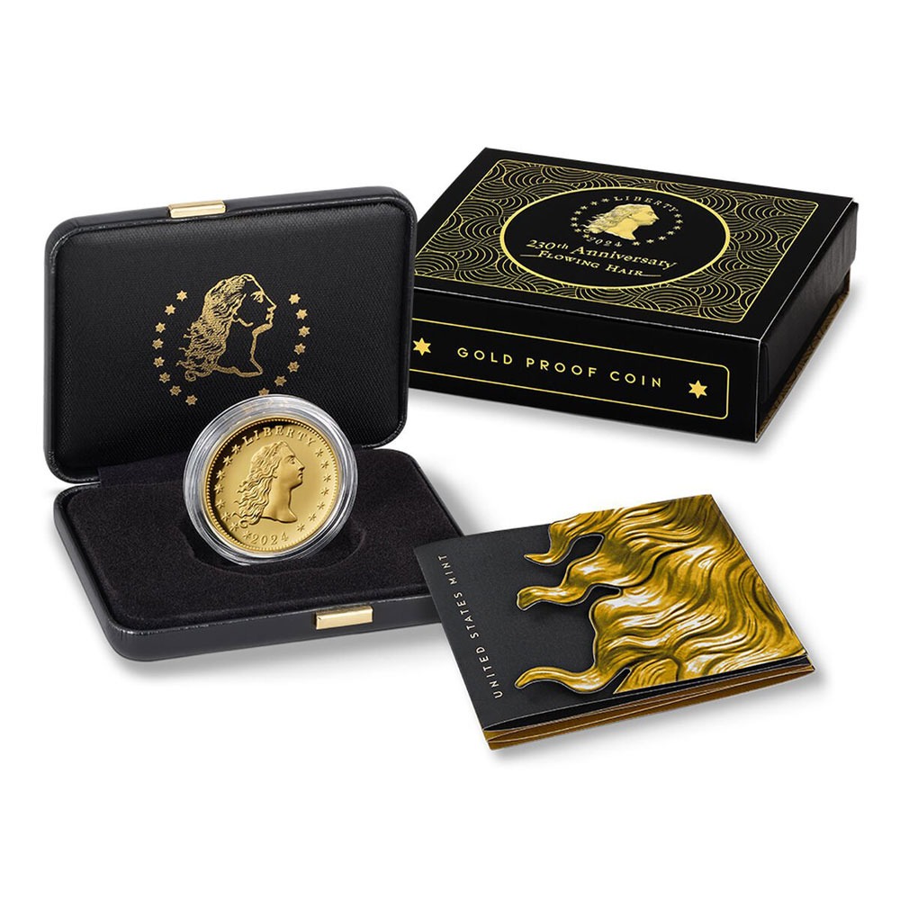 1 oz Proof American Gold 230th Anniv