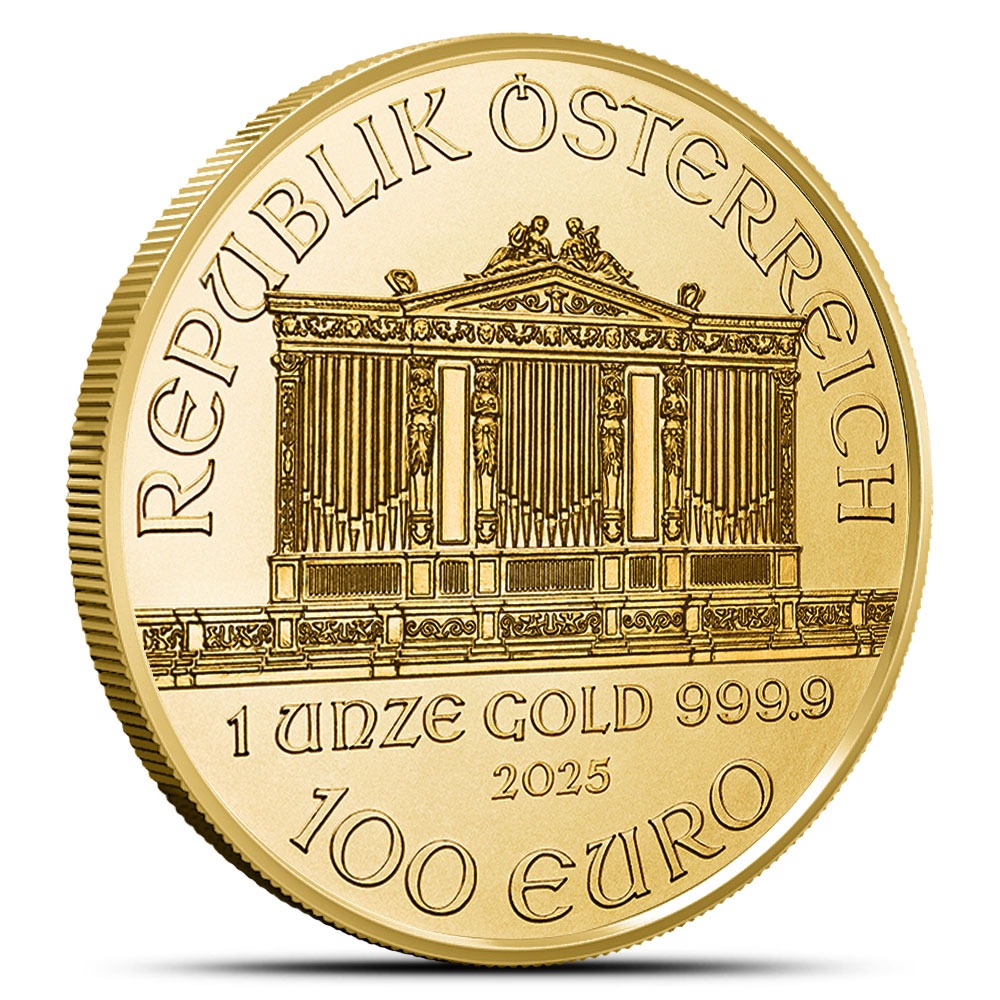 2025 1 oz Austrian Gold Philharmonic Coin (BU) - Image 2