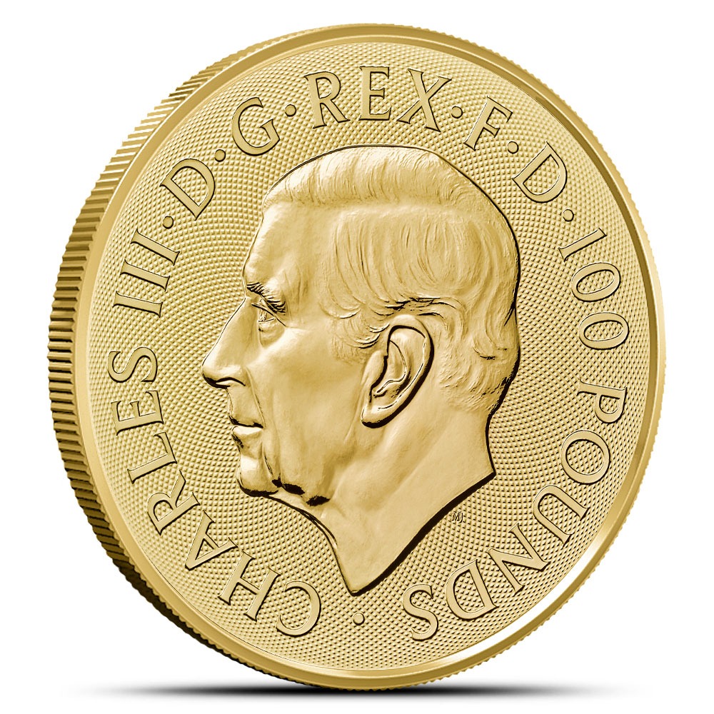 2025 1 oz British Gold Tudor Beasts Greyhound of Richmond Coin (BU) - Image 2