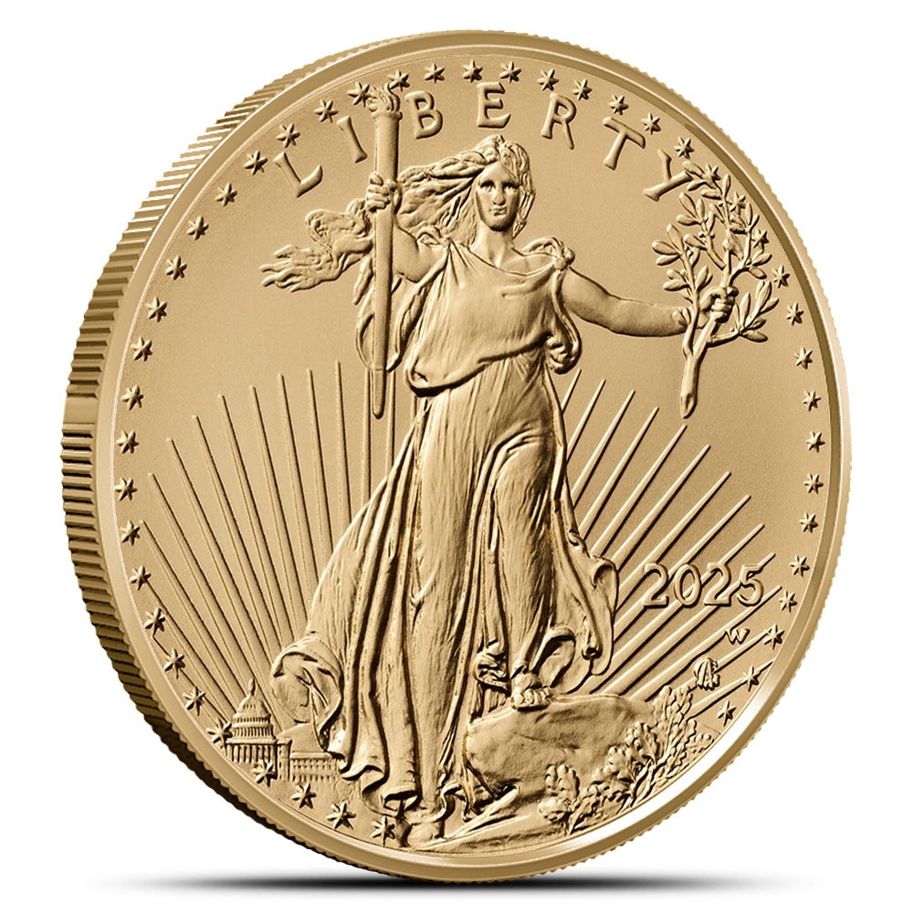 2025-W 1 oz Burnished American Gold