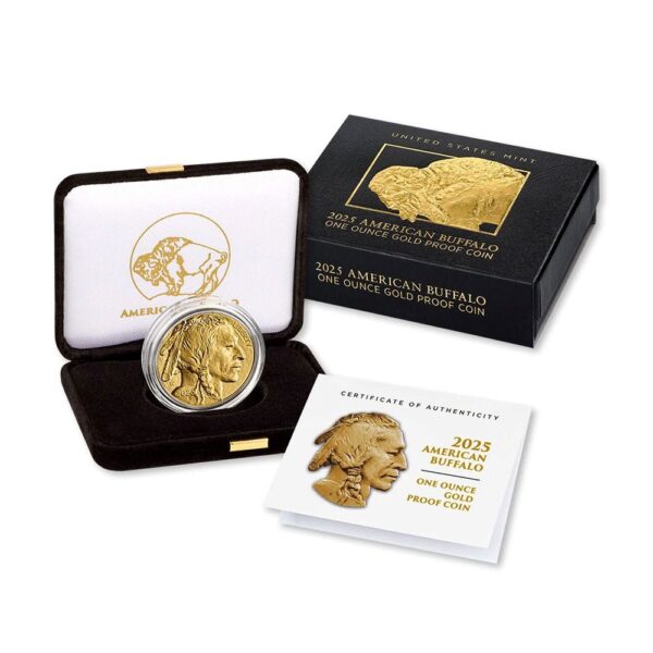 2025-W 1 oz Proof American Gold Buffalo Coin (Box + CoA) - Image 4