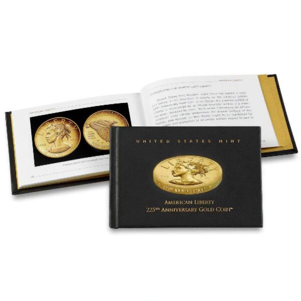 2017-W 1 oz High Relief 225th Anniversary American Liberty Gold Coin (Box + CoA) - Image 2