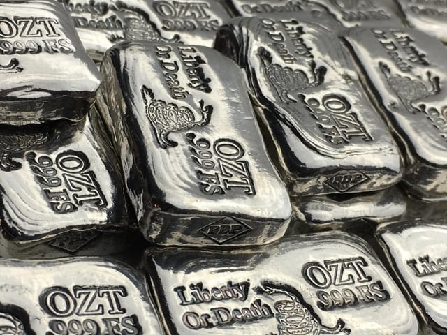 Poured Silver