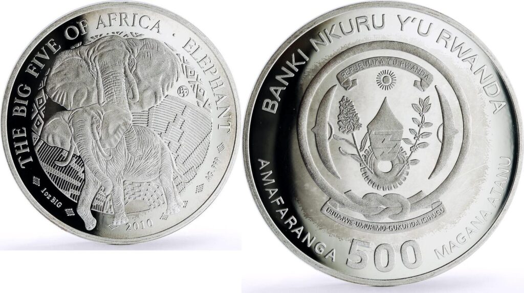 Rwanda Silver Coins