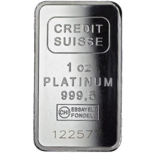 Buy 1 oz Credit Suisse Platinum Bar