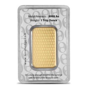 Buy 1 oz ZeroHedge Gold Bar (New w/ Assay)