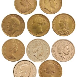 Buy 10 x Gold Sovereign Portrait Set