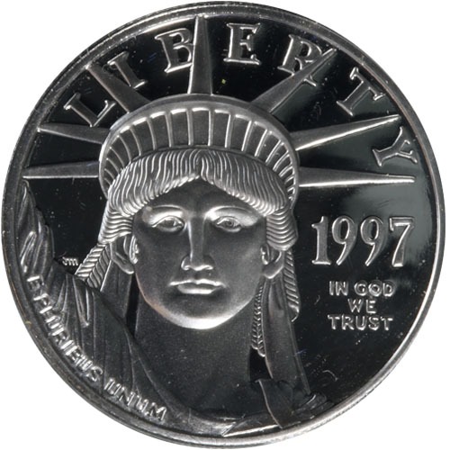 1/2 oz Proof American Platinum Eagle Coin (Random Year, Box + CoA) - Image 2