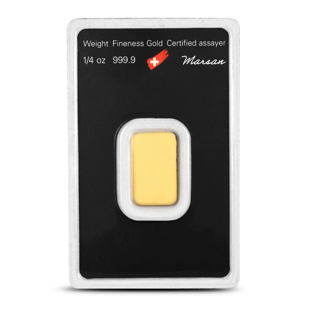 Buy 1/4 oz Argor Heraeus Gold Bar (New in Assay) - Image 2
