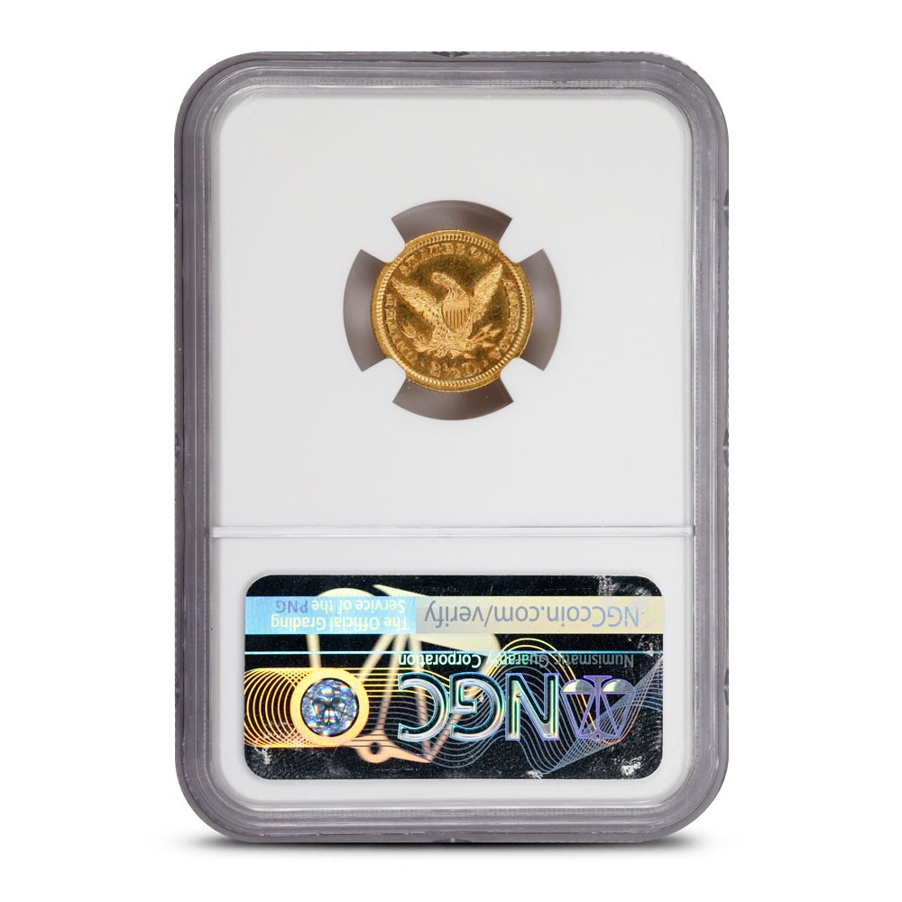 1905 Proof Pre-33 $2.50 Liberty Gold Quarter Eagle Coin NGC PF65 - Image 2