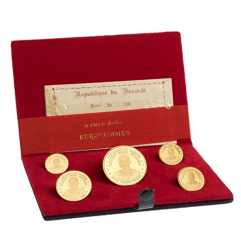 Buy 1967 Burundi Proof Gold Coin Set