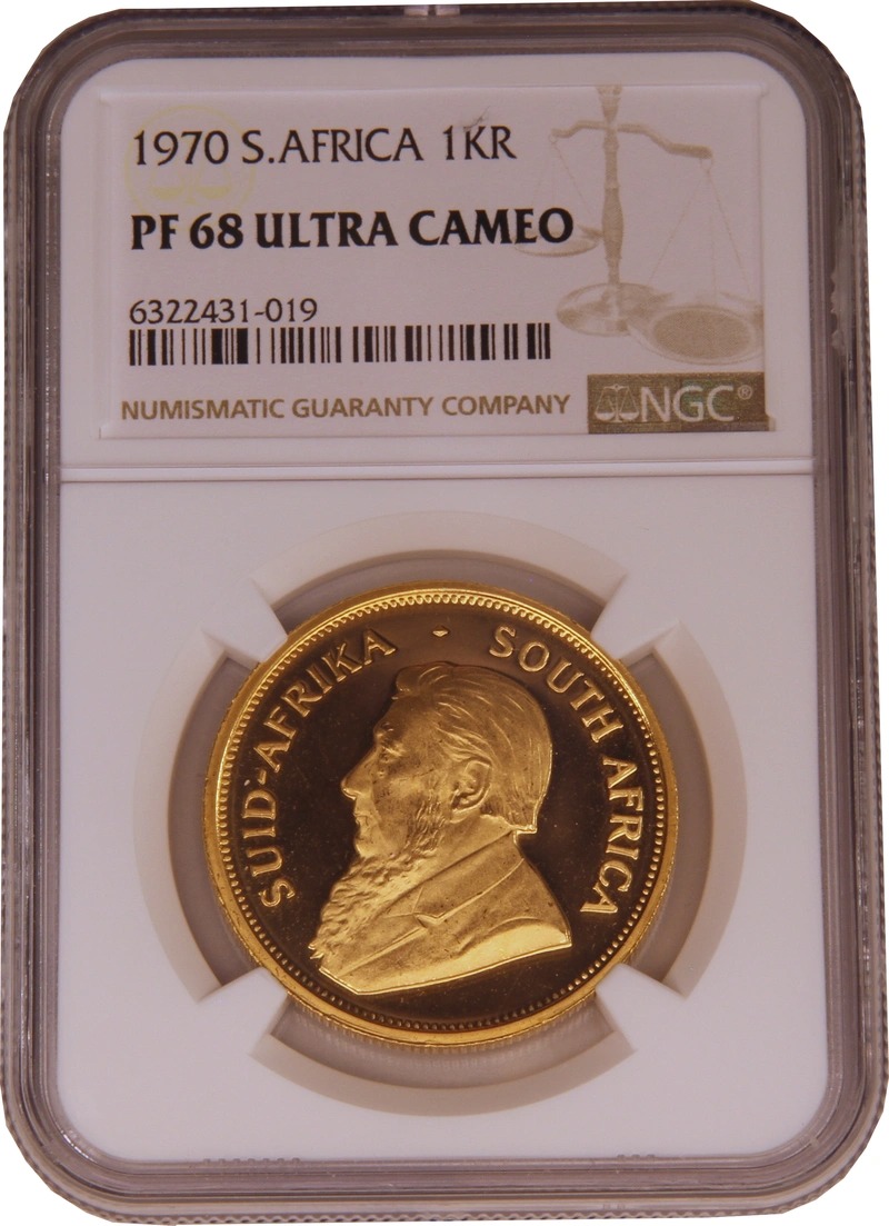 1970 Proof Krugerrand 1 oz Gold Coin