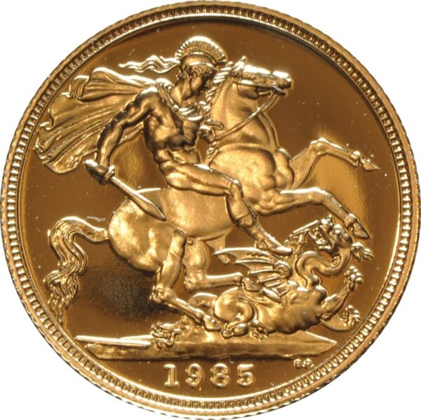 1985 Proof Gold Sovereign 4 Coin Set Boxed - Image 3