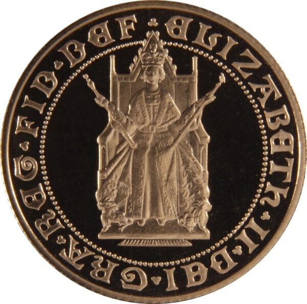 1989 Proof Gold Sovereign 4 Coin Set 500th Anniversary Boxed - Image 2