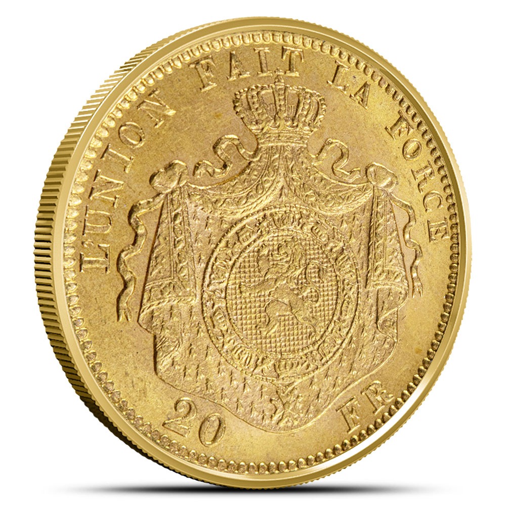 20 Francs Belgium Gold Coin For Sale (XF) - Image 2
