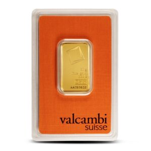 Buy 20 Gram Valcambi Gold Bar