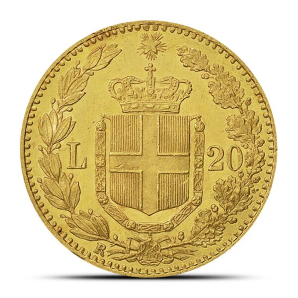 Buy 20 Lire Italian Gold Coin (Circulated) - Image 2