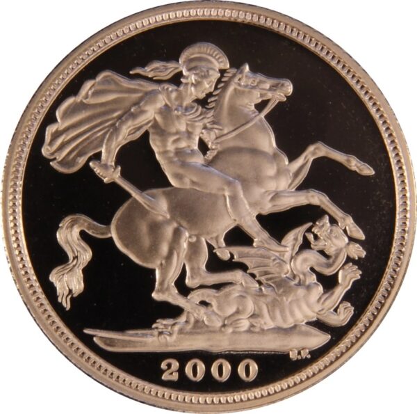 2000 Proof Gold Sovereign 3 Coin Set Boxed - Image 3