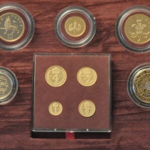 2002 Golden Jubilee Gold Proof Coin Set with Maundy Money Boxed