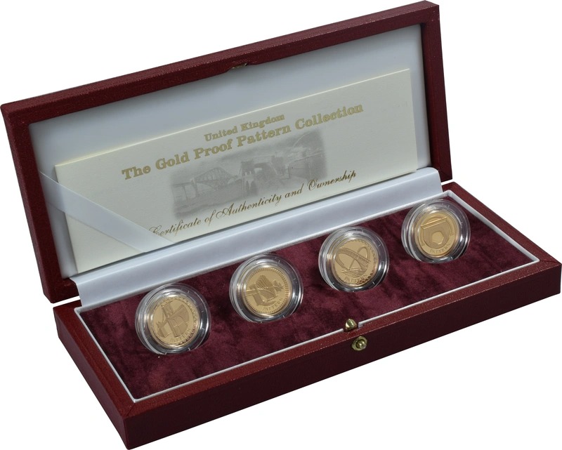 2003 Proof Gold 1 Pound Coin Bridges