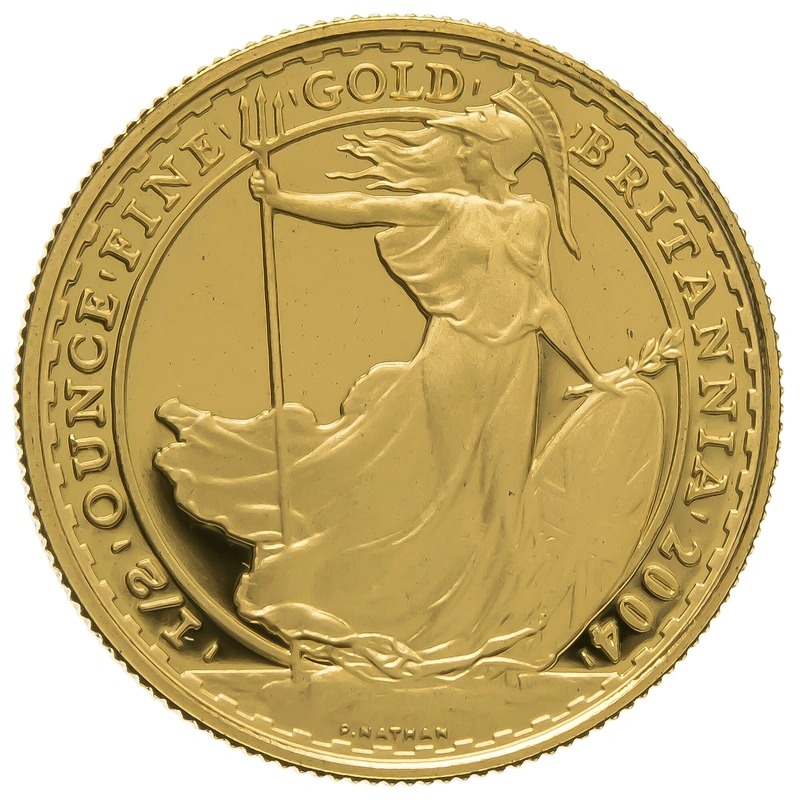 2004 Proof 1/2 oz Gold Britannia Coi