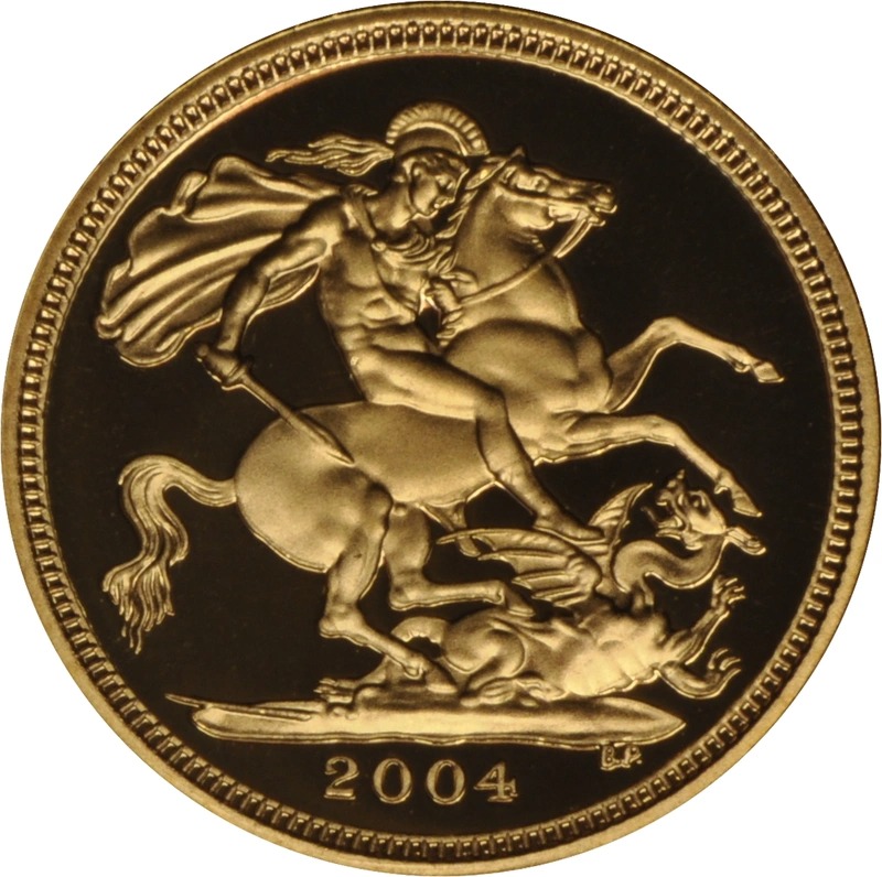 Buy 2004 Proof Gold Half Sovereign Boxed - Image 2