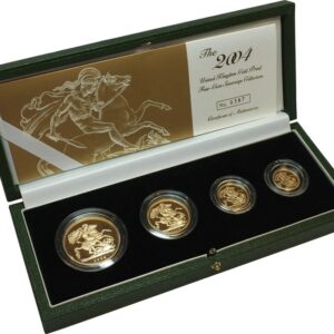 2004 Proof Gold Sovereign 4 Coin Set