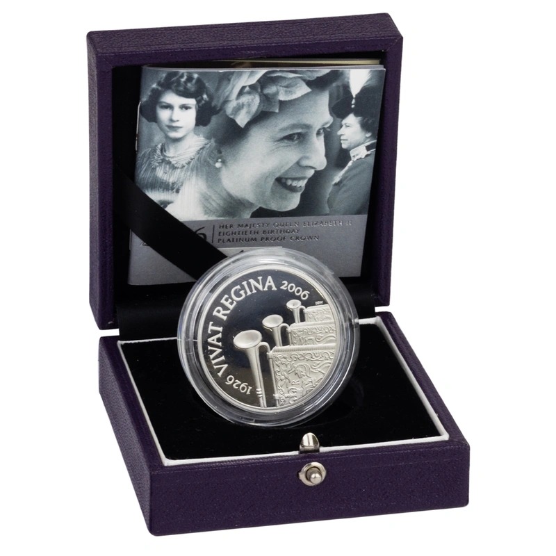 3oz Platinum Queen Elizabeth II 80th