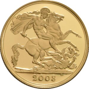 2008 Proof Gold Sovereign 3 Coin Set Boxed