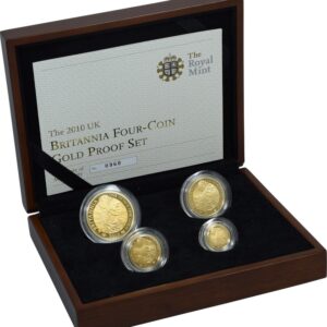 2010 Proof Gold Britannia 4 Coin Set