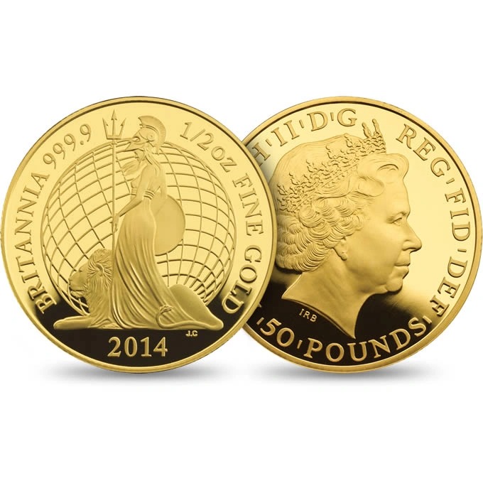 2014 Premium Proof Gold Britannia 3 Coin Set Boxed - Image 2